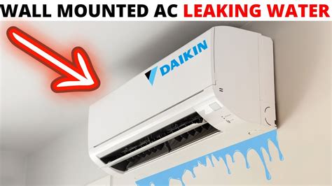 daikin mini split leaking water